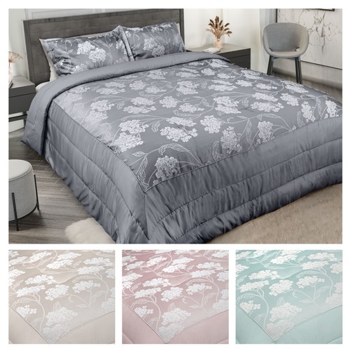 Set copriletto 3pz trapuntato - copriletto,