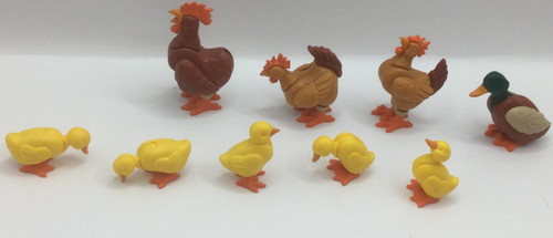 Lotto animali fattoria pollo - lotto,